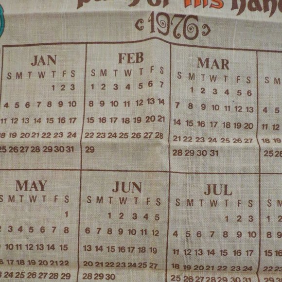 An Irish Blessing/1976 Calendar - Picture 3 of 10